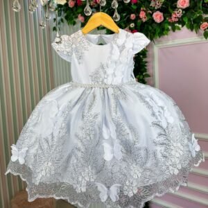 Vestido Marie Jardim Encantado Renda Branco (VESTMRIEJARDMENCTDBR)