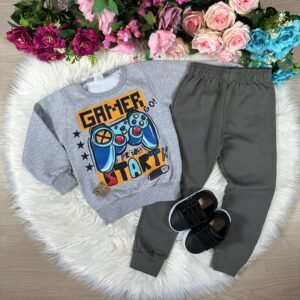 Conjunto Inverno Taita Kids Menino Game Over Cinza TAMANHO:4 (CNJINVTTKDMNNGMOVCINZT4)