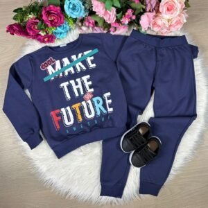 Conjunto Inverno Juvenil Taita Kids The Future Azul (CNJINVJVNTTKDMNNTHFTAZL)