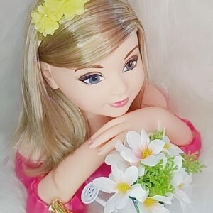 Faixa Belli Flor e Strass Amarelo Claro (FXBLLFLRSTRSAMRLCLR)