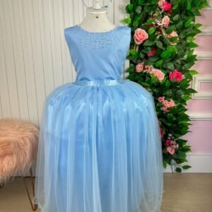 Vestido Enjoy Longo Regata Azul Bebe (VESTENJLONGAZLBBM)