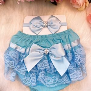 Kit Bunda Rica Azul Bebê/Calcinha (KITBBRCAZBB)