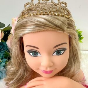 Coroa Belli Strass Dourada Elisa/Eliza (CRABLAELZA)