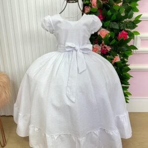 Vestido Giovanella/Giovanela Longo Duda Branco TAMANHO:10;COR:Branco (VSTDGGVNLLDDBCT10)