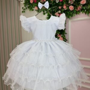 Vestido Ysa Kids Belinda Branco (VESTYSKDBLNBRNC)