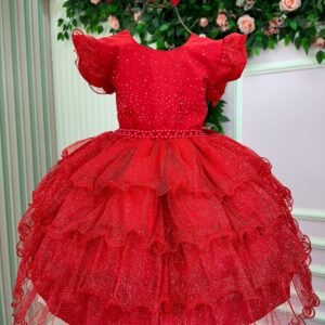 Vestido Ysa Kids Belinda Vermelho (VESTYSAKDSBLNVRML)