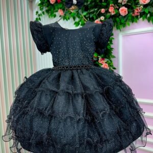 Vestido Ysa Kids Belinda Preto (VESTYSAKDSBLNPRTO)