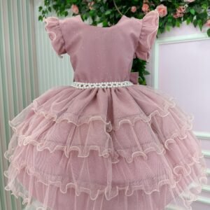 Vestido Ysa Kids Belinda Rose (VESTYSAKDSBLNRS)