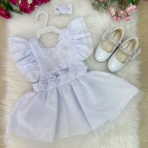 Macacão/Vestido Princesa Belli Jardim Branco (RMPVTPRNBLLJRBRN)