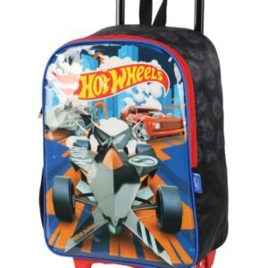 Kit Mochila Rodinhas + Lancheira Hot Wheels Vermelho (KTMCRLNHTWVRM)