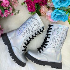 Bota/Coturno Flor di Mila Prata Boiadeira (BTACRNOFDMLBOIDERAPRTA)