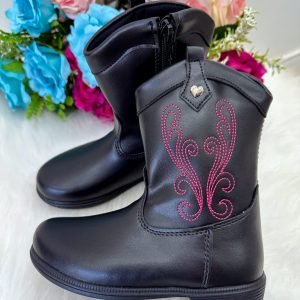 Bota - Coturno Doce Pe Boiadeira Texana Preto (BTCTDCCPBDTXPR)